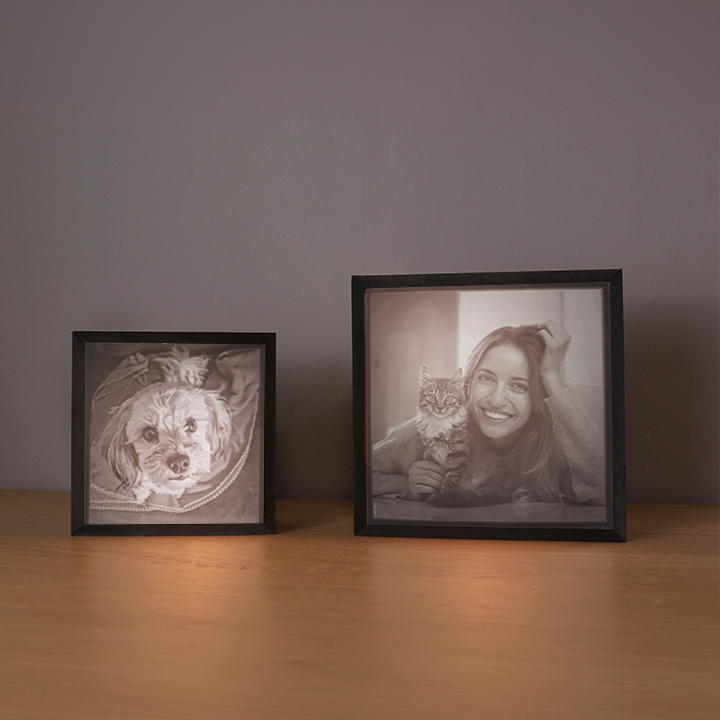 Personalisierbare Lichtbild-Box 3D (LED-Lithografie)